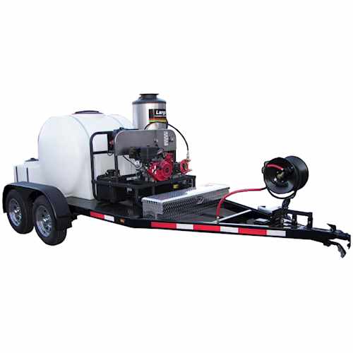 Vanguard 5.2 GPM 3500 PSI Road Ready Hot Water Pressure Washer Trailer ...