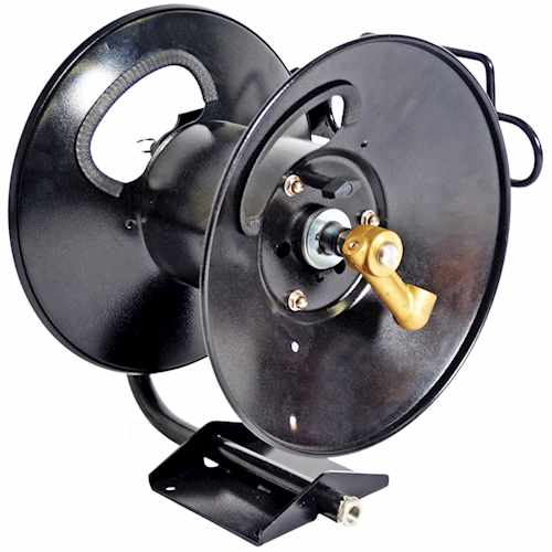 Apache 99023586 Steel Pressure Washer Reel for 50 Foot Hose with Pump