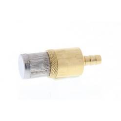 Chrome & Brass Chem Filter w/ Check Valve